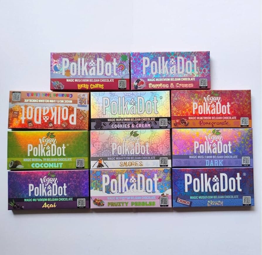Buy Polkadot Mushroom Chocolate Bars Online